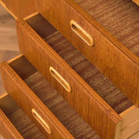 Swedish bookshelf in teak