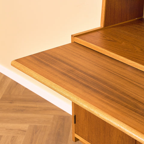 Swedish bookshelf in teak