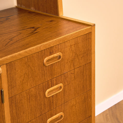 Swedish bookshelf in teak