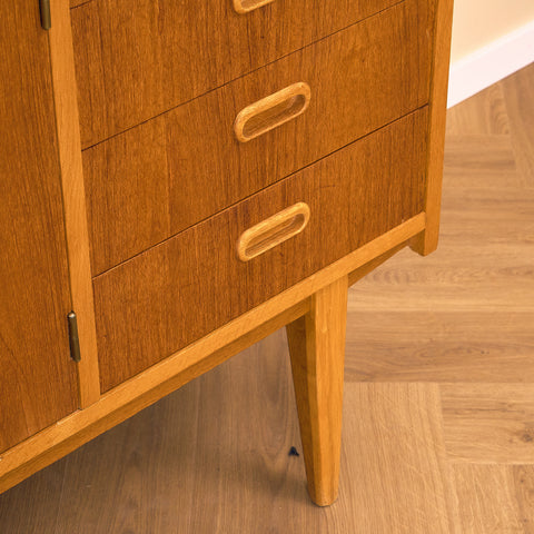 Swedish bookshelf in teak