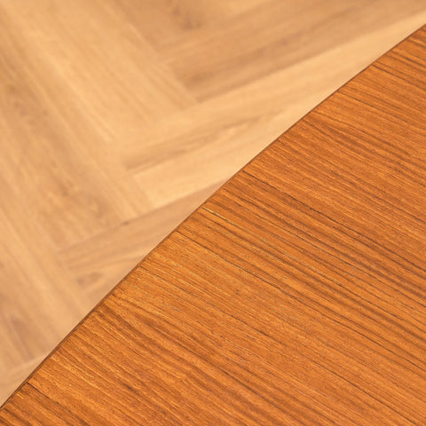 Swedish coffee table in teak and oak