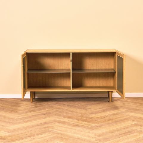 Swedish sideboard in oak, model 'Triva', by NK Verkstäder in Nyköping