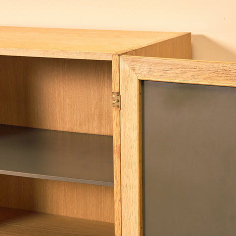 Swedish sideboard in oak, model 'Triva', by NK Verkstäder in Nyköping
