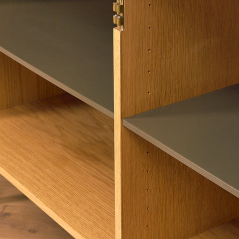 Swedish sideboard in oak, model 'Triva', by NK Verkstäder in Nyköping