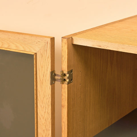 Swedish sideboard in oak, model 'Triva', by NK Verkstäder in Nyköping