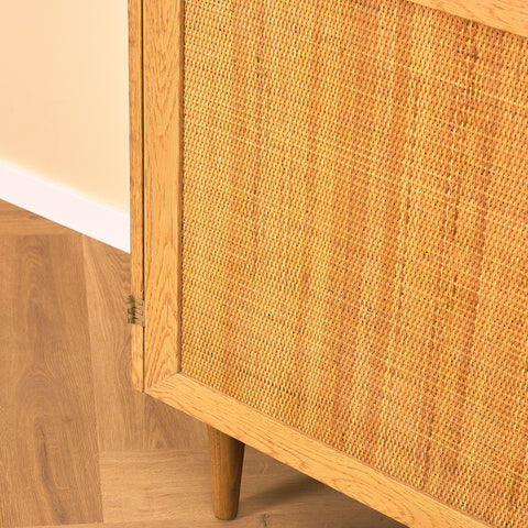 Swedish sideboard in oak, model 'Triva', by NK Verkstäder in Nyköping