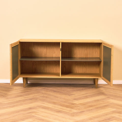 Swedish sideboard in oak, model 'Triva', by NK Verkstäder in Nyköping