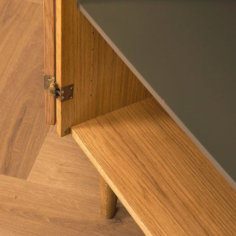 Swedish sideboard in oak, model 'Triva', by NK Verkstäder in Nyköping