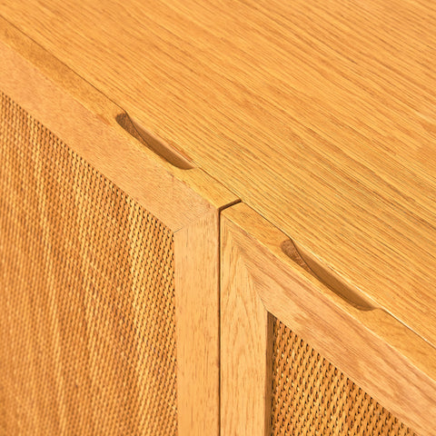 Swedish sideboard in oak, model 'Triva', by NK Verkstäder in Nyköping