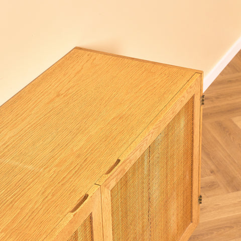 Swedish sideboard in oak, model 'Triva', by NK Verkstäder in Nyköping