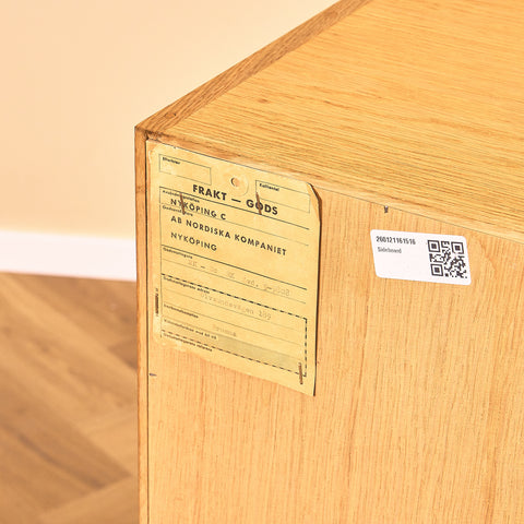 Swedish sideboard in oak, model 'Triva', by NK Verkstäder in Nyköping