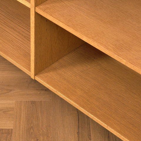 Swedish bookshelf in oak model 'Triva', by NK Verkstäder in Nyköping