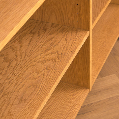 Swedish bookshelf in oak model 'Triva', by NK Verkstäder in Nyköping