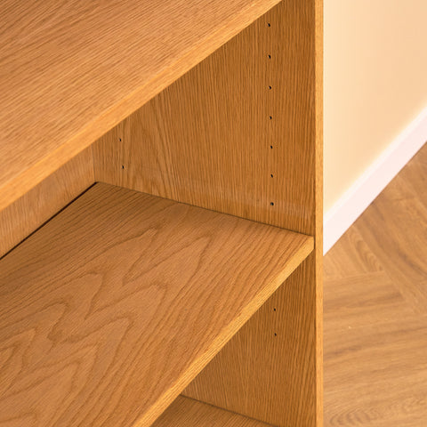 Swedish bookshelf in oak model 'Triva', by NK Verkstäder in Nyköping