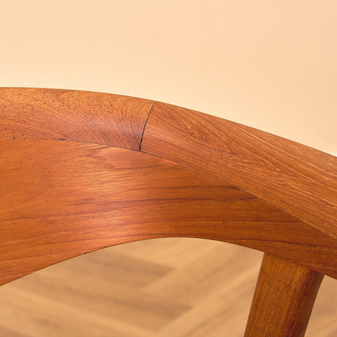 Danish dining chairs in teak, model 'Compass' by Erik Kirkegaard for Høng Stolefabrik