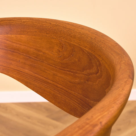 Danish dining chairs in teak, model 'Compass' by Erik Kirkegaard for Høng Stolefabrik