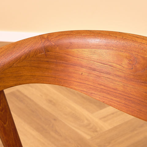 Danish dining chairs in teak, model 'Compass' by Erik Kirkegaard for Høng Stolefabrik