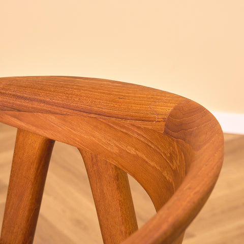 Danish dining chairs in teak, model 'Compass' by Erik Kirkegaard for Høng Stolefabrik