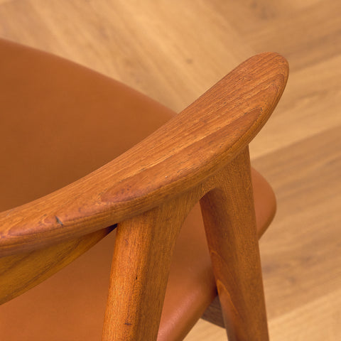 Danish dining chairs in teak, model 'Compass' by Erik Kirkegaard for Høng Stolefabrik