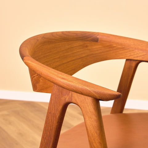 Danish dining chairs in teak, model 'Compass' by Erik Kirkegaard for Høng Stolefabrik