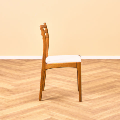 Swedish dining chairs in solid oak