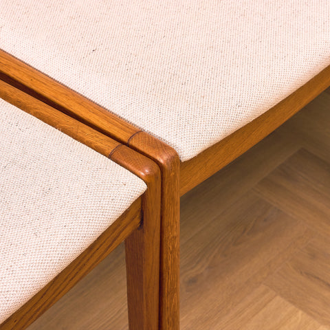 Swedish dining chairs in solid oak