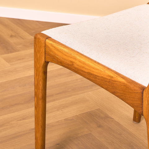 Swedish dining chairs in solid oak