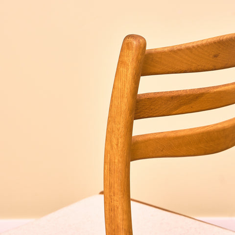 Swedish dining chairs in solid oak