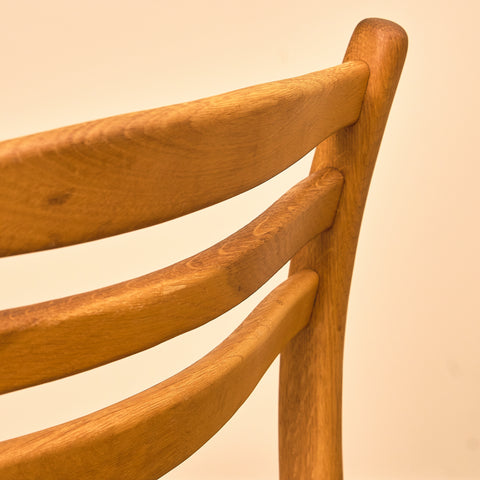 Swedish dining chairs in solid oak