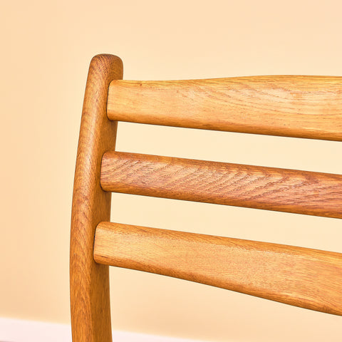 Swedish dining chairs in solid oak