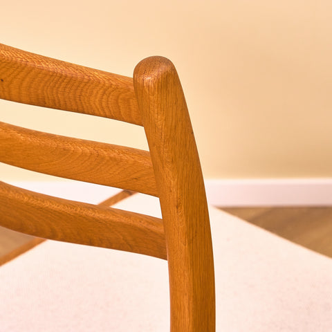 Swedish dining chairs in solid oak