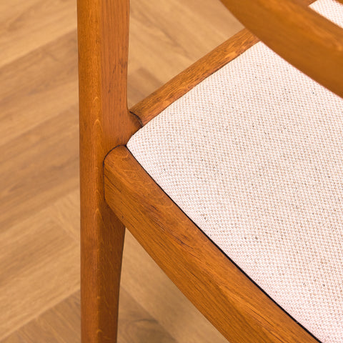 Swedish dining chairs in solid oak