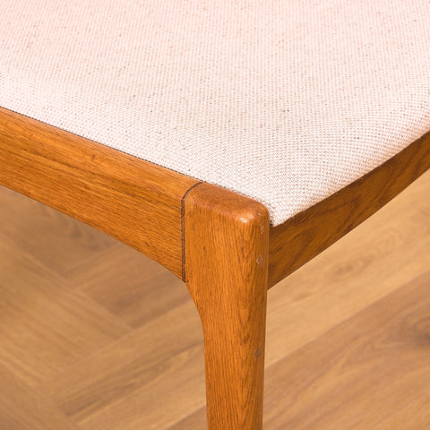 Swedish dining chairs in solid oak