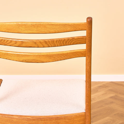 Swedish dining chairs in solid oak