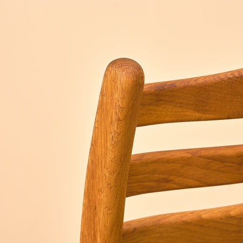 Swedish dining chairs in solid oak