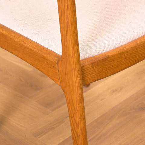Swedish dining chairs in solid oak