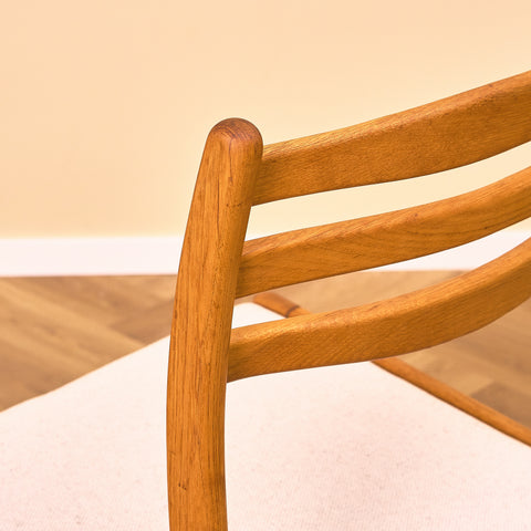Swedish dining chairs in solid oak