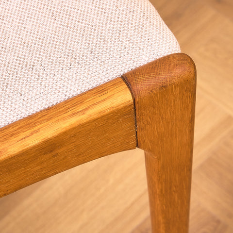 Swedish dining chairs in solid oak