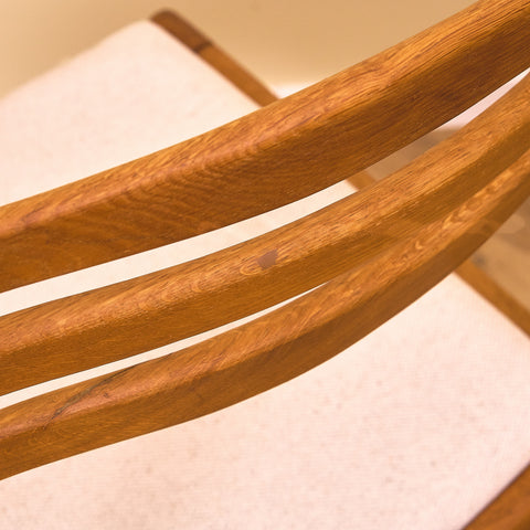 Swedish dining chairs in solid oak
