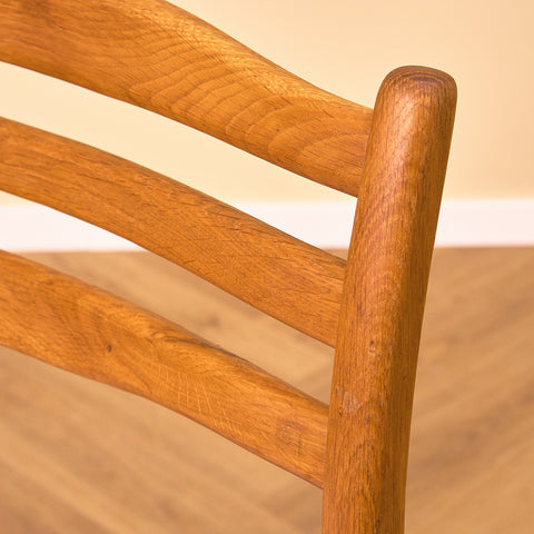 Swedish dining chairs in solid oak