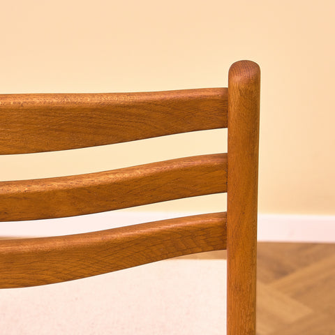 Swedish dining chairs in solid oak