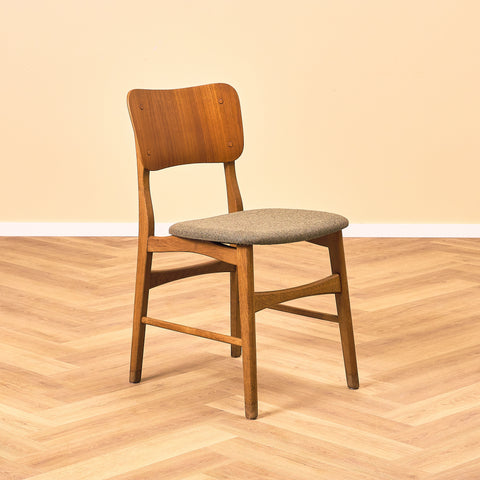 Danish dining chair in teak and oak by Ib Kofod-Larsen