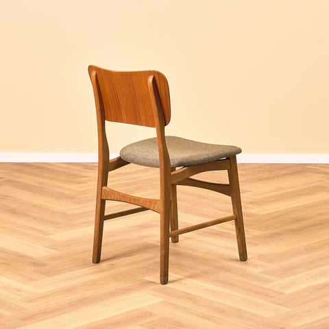 Danish dining chair in teak and oak by Ib Kofod-Larsen