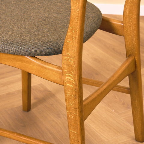 Danish dining chair in teak and oak by Ib Kofod-Larsen