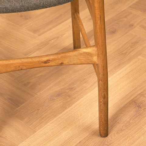 Danish dining chair in teak and oak by Ib Kofod-Larsen
