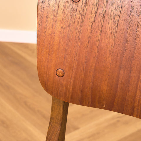 Danish dining chair in teak and oak by Ib Kofod-Larsen