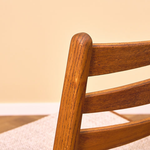 Dining chairs in teak & solid oak by Slagelse Møbelværk
