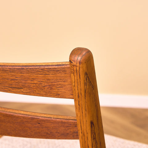 Dining chairs in teak & solid oak by Slagelse Møbelværk