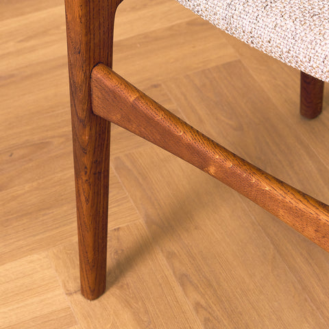 Dining chairs in teak & solid oak by Slagelse Møbelværk