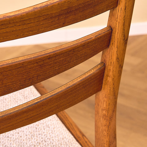 Dining chairs in teak & solid oak by Slagelse Møbelværk
